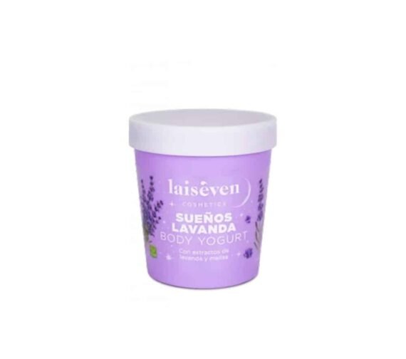 LAISEVEN BODY YOGURT LAVENDER drėkinamasis kūno kremas levandų kvapo, 300 ml