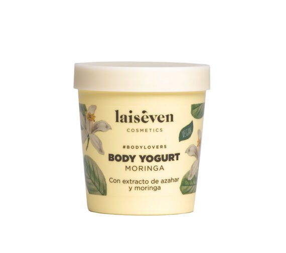 LAISEVEN BODY YOGURT MORINGA drėkinamasis kūno kremas su moringų ekstraktu, 300 ml