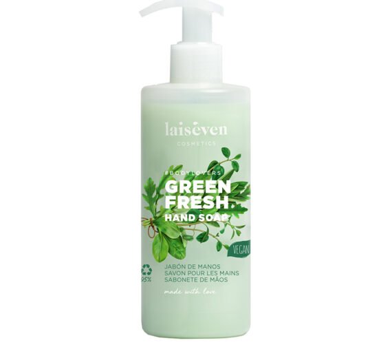 LAISEVEN HAND SOAP AROMATIC HERBS skystas rankų muilas aromatinių žolelių kvapo, 400 ml