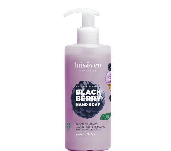 LAISEVEN HAND SOAP BLACKBERRY & BEAUTY skystas rankų muilas gervuogių kvapo, 400 ml