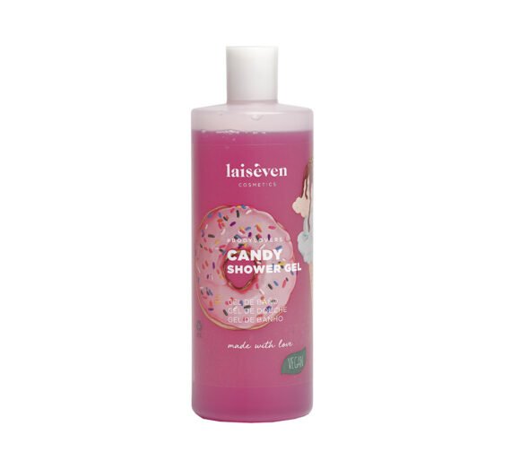 LAISEVEN SHOWER GEL CANDY dušo gelis saldainių kvapo, 750 ml