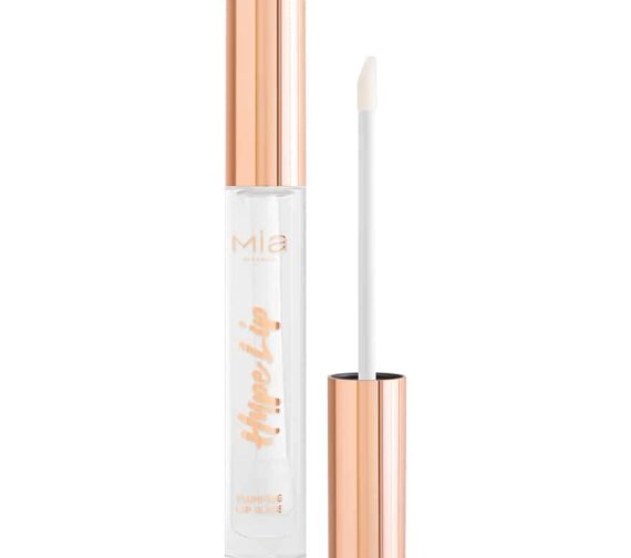 MIA MAKEUP HYPE LIP PLUMPING LIP GLOSS 01 GLAZE putlinamasis lūpų blizgis 4,7 ml