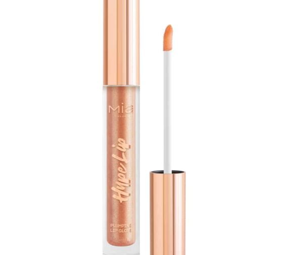 MIA MAKEUP HYPE LIP PLUMPING LIP GLOSS 08 DISCO PEACH putlinamasis lūpų blizgis 4,7 ml