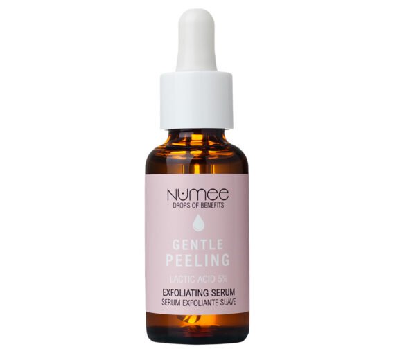 NUMEE DROPS OF BENEFITS GENTLE PEELING švelnus šveičiamasis serumas su pieno rūgštimi, 30 ml