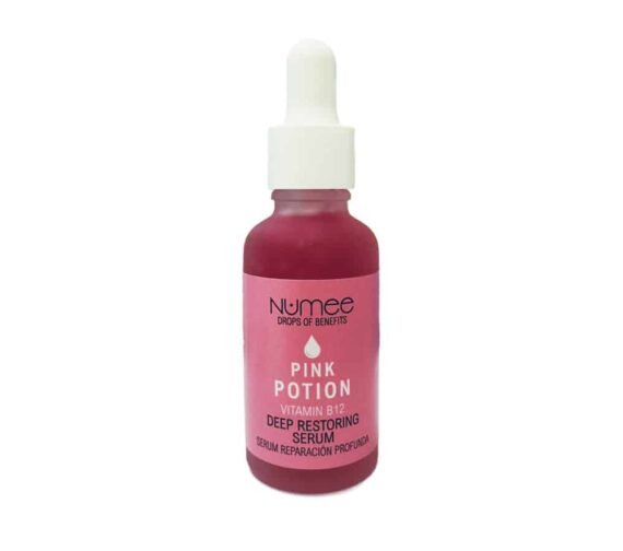 NUMEE Drops of Benefits PINK POTION SENSITIVE DEEP MOISTURIZING SERUM atstatomasis serumas, 30 ml