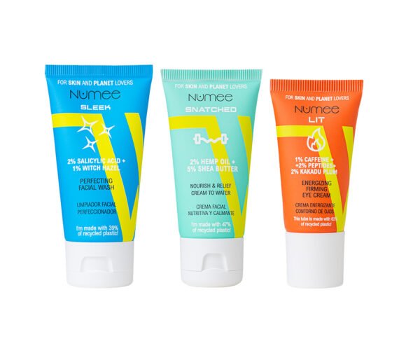 NUMEE TRAVEL SIZE FULL FACIAL ROUTINE KIT veido priežiūros kelioninis rinkinys, 1 vnt
