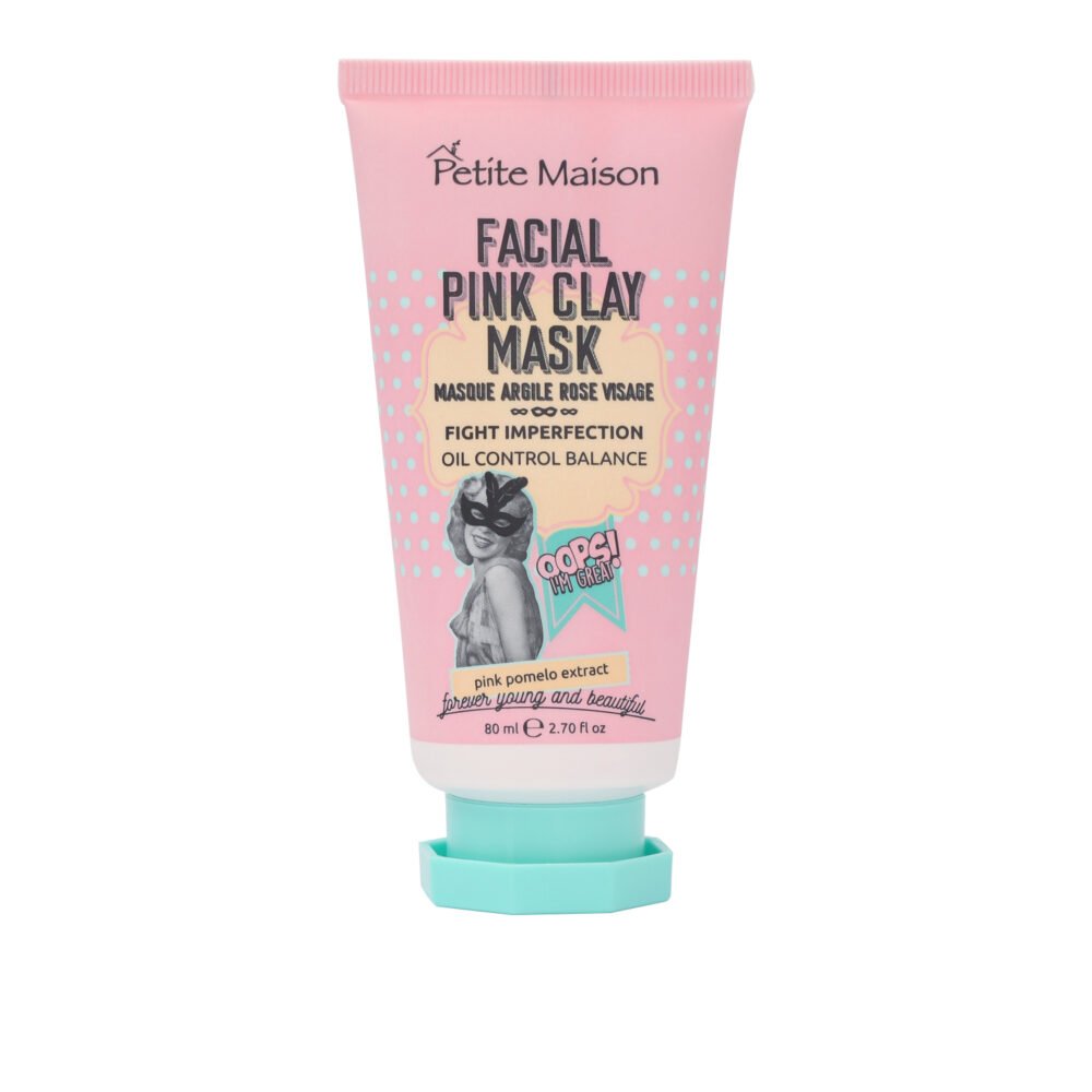 PETITE MAISON giliai valanti veido kaukė su rožiniu moliu, 80 ml