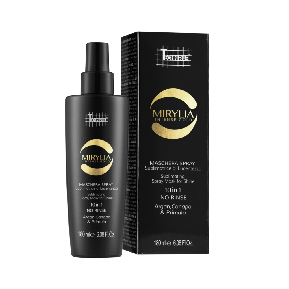 TECHNIQUE 10in1 MIRYLIA INTENSE GOLD atkuriamasis plaukų serumas, 180 ml 1
