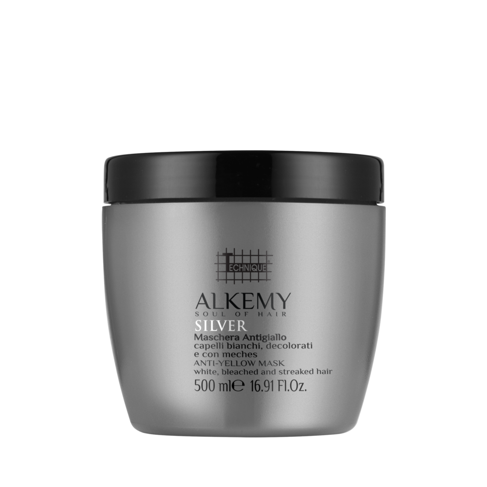 TECHNIQUE ALKEMY SILVER geltonus plaukų atspalvius neutralizuojanti kaukė, 500 ml