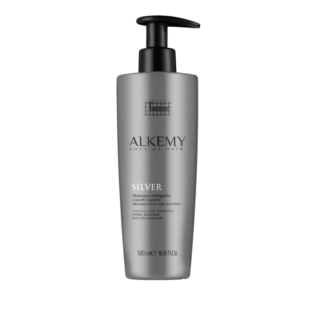 TECHNIQUE ALKEMY SILVER geltonus plaukų atspalvius neutralizuojantis šampūnas, 500 ml
