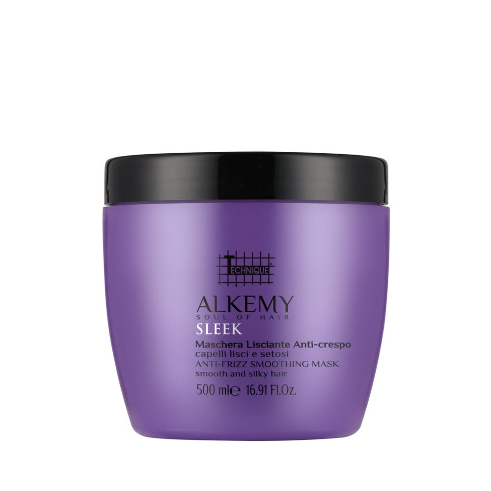 TECHNIQUE ALKEMY SLEEK glotninanti ir apsauganti kaukė plaukams, 500 ml