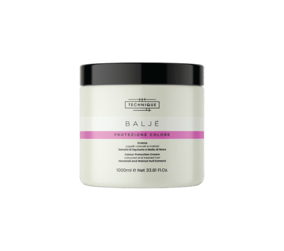 TECHNIQUE BALJE’ COLOUR PROTECTION CREAM HORSETAIL AND WALNUT HULL kremas-kaukė apsauganti plaukų spalvą , 1000 ml