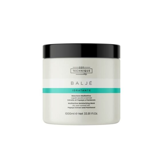 TECHNIQUE BALJE’ MULTIACTIVE MOISTURIZING MASK PAPAYA EXTRACT AND PHANTENOL daugiafunkcinė drėkinanti kaukė su papajos ir pantenolio ekstraktu, 1000 ml