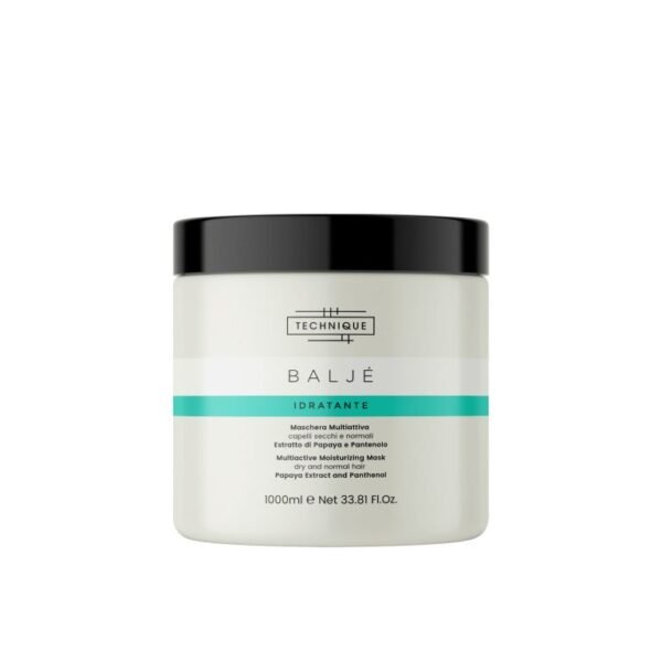TECHNIQUE BALJE’ MULTIACTIVE MOISTURIZING MASK PAPAYA EXTRACT AND PHANTENOL daugiafunkcinė drėkinanti kaukė su papajos ir pantenolio ekstraktu, 1000 ml