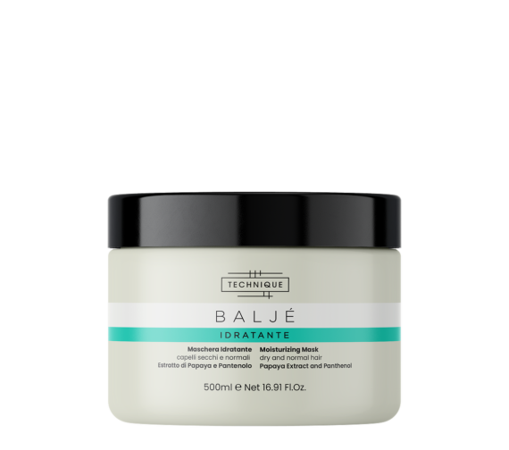 TECHNIQUE BALJE’ MULTIACTIVE MOISTURIZING MASK PAPAYA EXTRACT AND PHANTENOL daugiafunkcinė drėkinanti kaukė su papajos ir pantenolio ekstraktu, 500 ml