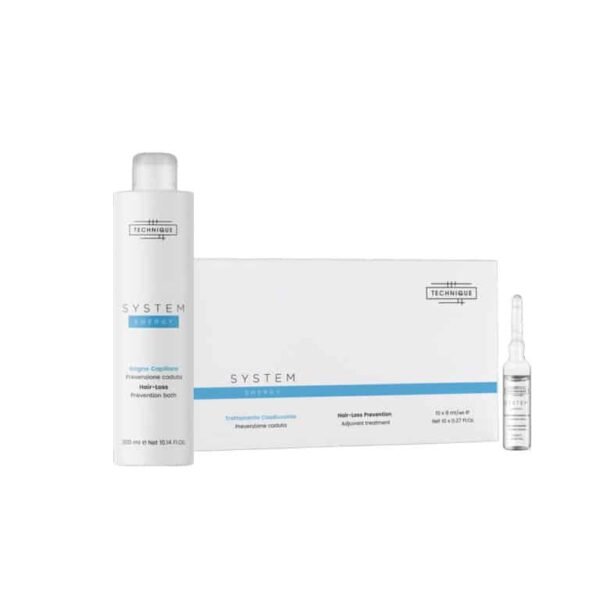 TECHNIQUE SYSTEM ENERGY KIT HAIR BATH + TREATMENT HAIR LOSS PREVENTION PROGRAMME rinkinys nuo plaukų slinkimo, 1 vnt