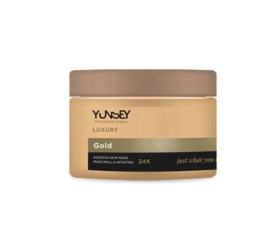 YUNSEY LUXURY MASK 24K GOLD KERATINE kaukė su 24k auksu ir keratinu, 500 ml