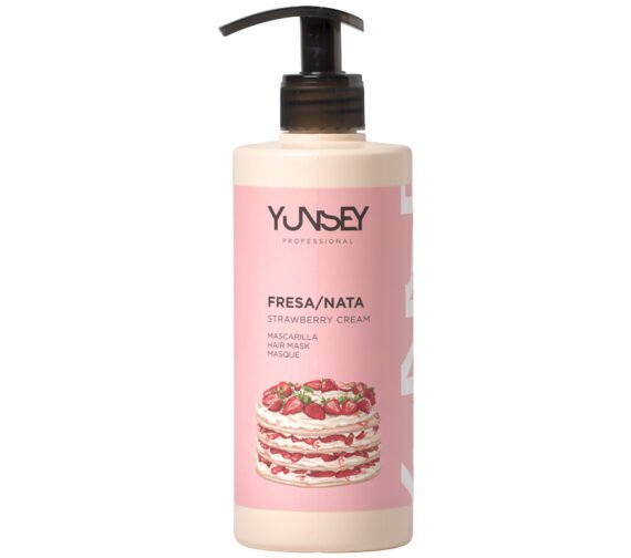 YUNSEY kaukė braškių ir grietinėlės kvapo, 400 ml