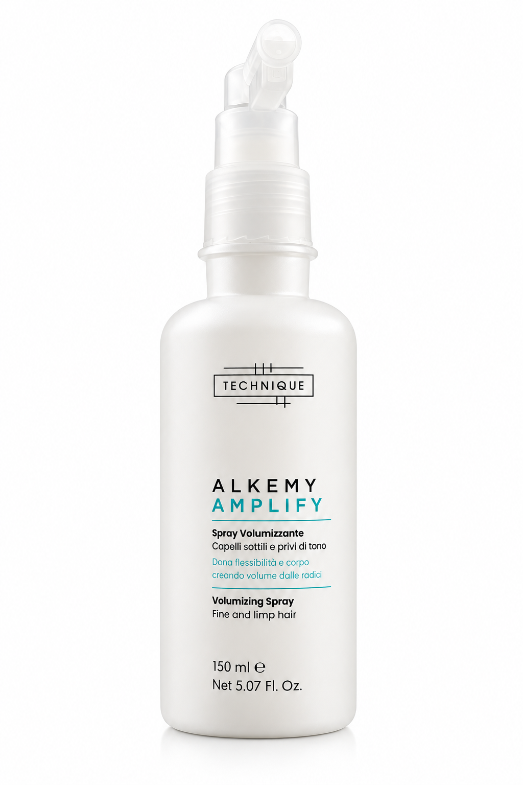 TECHNIQUE ALKEMY AMPLIFY VOLUMISING SPRAY apimties suteikiantis purškiklis plaukams, 150 ml - Image 2