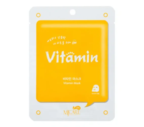 MJCARE ON VITAMIN MASK šviesinanti veido kauk…