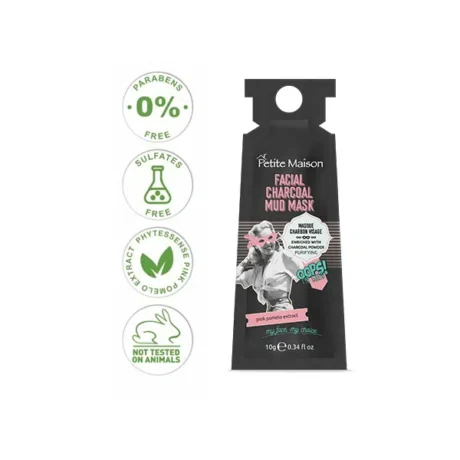 Petite Maison giliai valanti veido kaukė su aktyviąja anglimi, 10ml1