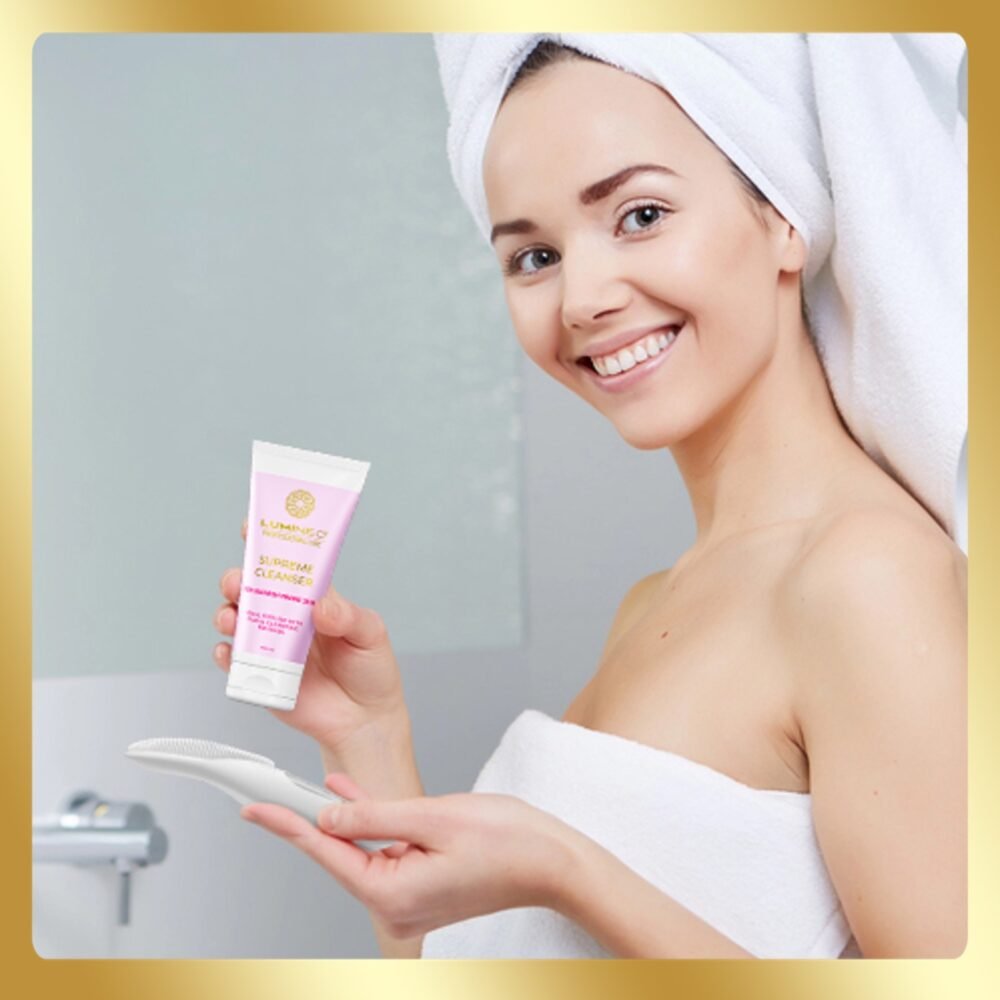 LUMINEO SONIC perlinis veido šepetėlis + gelis probleminiai odai2