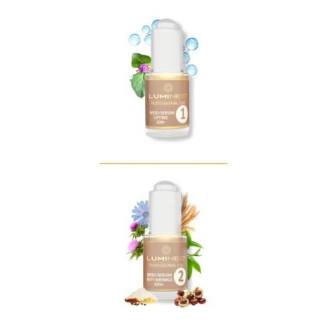LUMINEO serumas su hialuronų raukšlių mažinimui ir odos stangrinimui 2x15 ml4