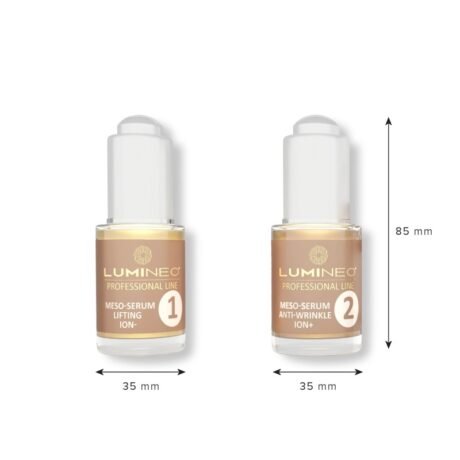 LUMINEO serumas su hialuronų raukšlių mažinimui ir odos stangrinimui 2x15 ml9