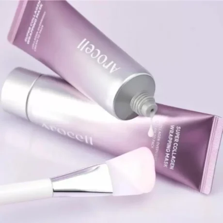Arocell Super Collagen Wrapping Mask – kolageninė veido kaukė 80 ml1