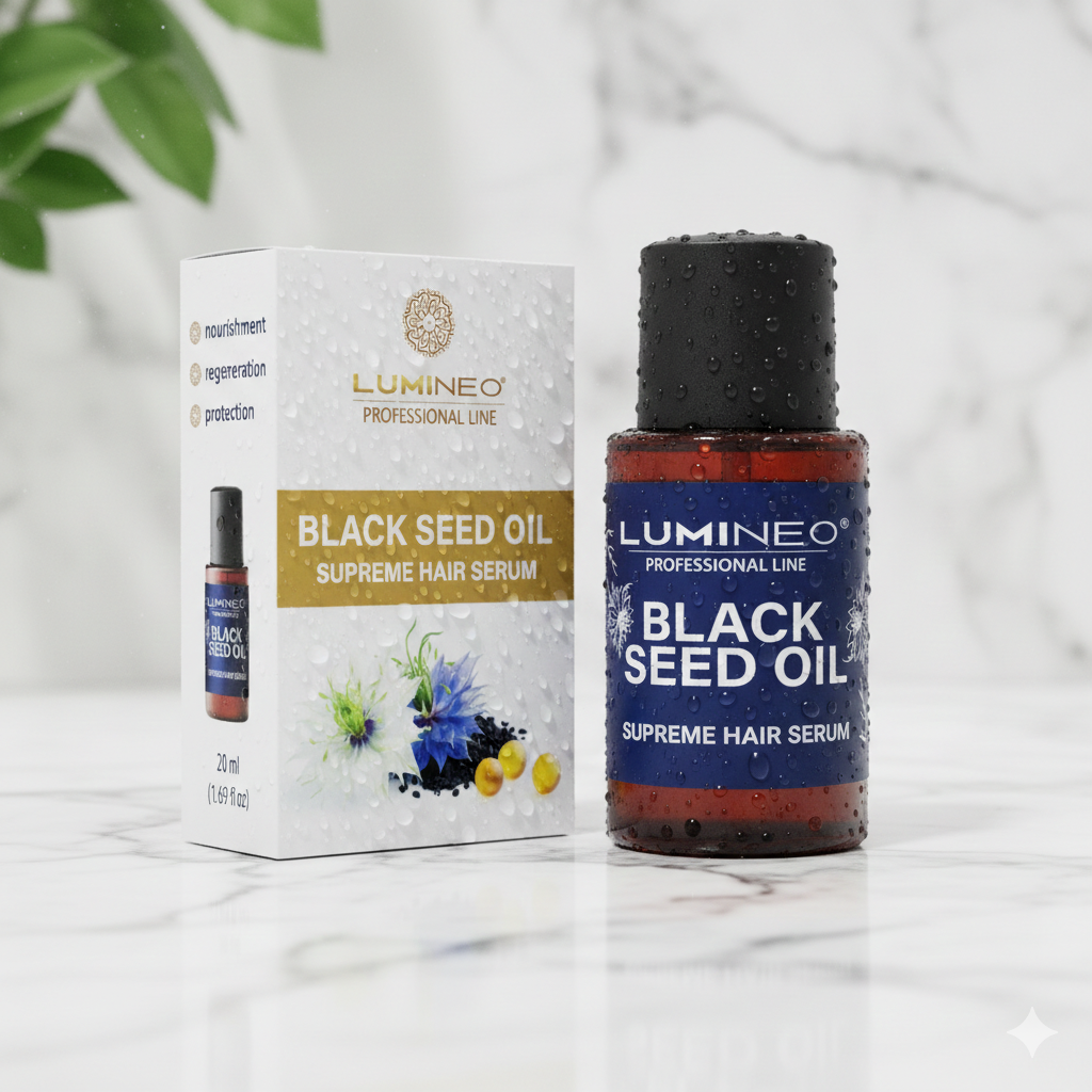 LUMINEO plaukų serumas su juodgrūdžių aliejumi 20ml