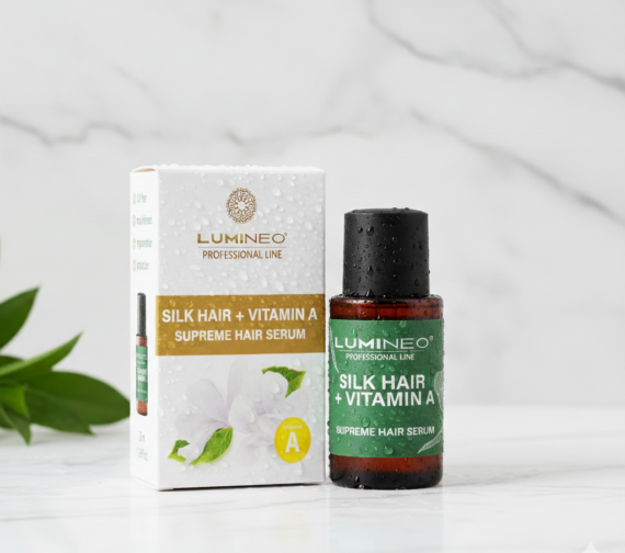 LUMINEO šilko plaukų serumas su vitaminu A, 20 ml