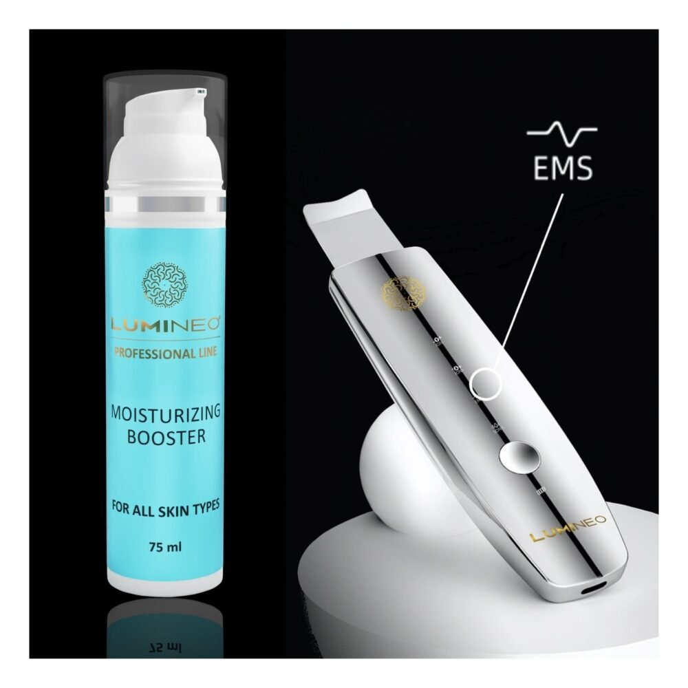 LUMINEO 5in1 kavitacijos pilingo rinkinys MEGA drėkinimui (tonikas, serumas, kremas)8