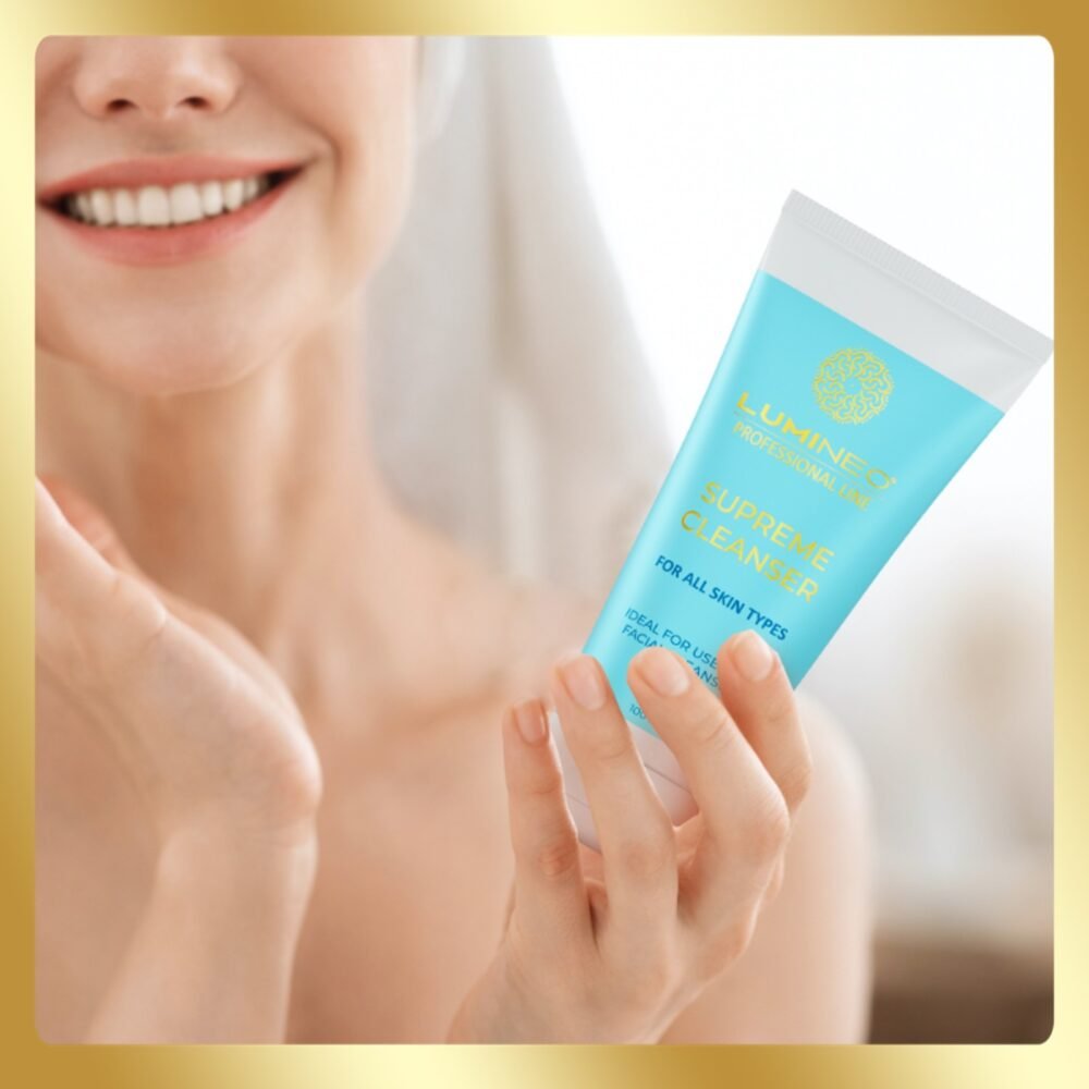 LUMINEO SONIC perlinis veido šepetėlis + valomasis gelis – švarios ir švytinčios odos duetas4