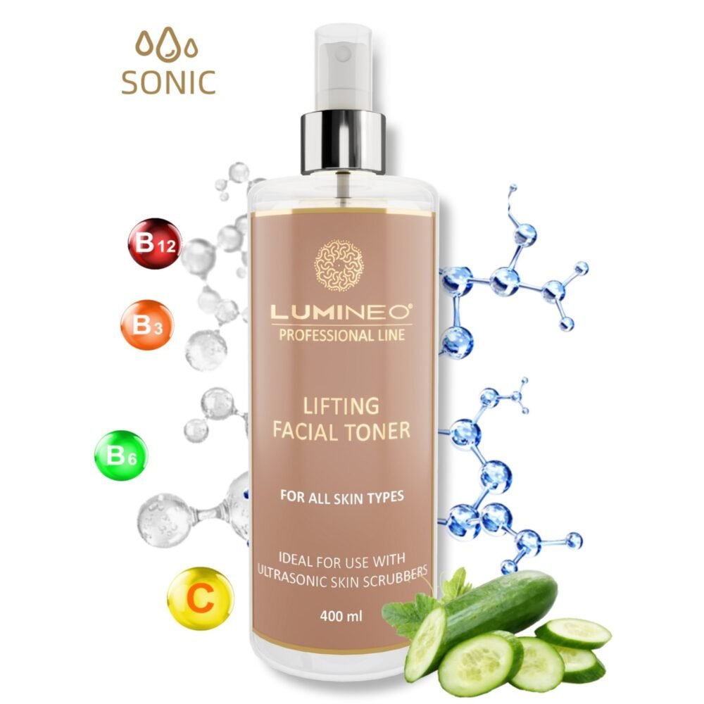 LUMINEO kavitacinis pilingas 5in1 – MEGA rinkinys (tonikas, 2 serumai, kremas)3