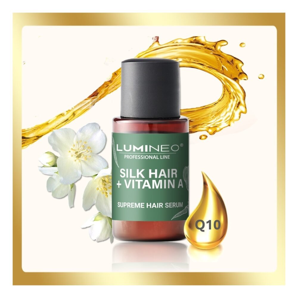 LUMINEO šilko plaukų serumas su vitaminu A, 20 ml4