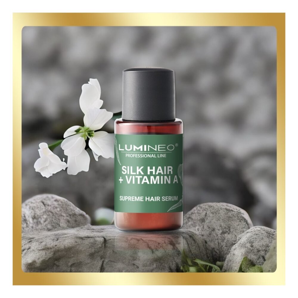 LUMINEO šilko plaukų serumas su vitaminu A, 20 ml9