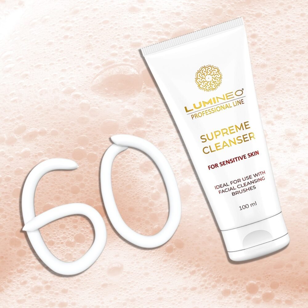 Lumineo Brush PRO turkio spalvos su 4 antgaliais + gelis jautriai odai10