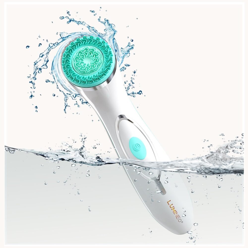 Lumineo Brush PRO turkio spalvos su 4 antgaliais + gelis jautriai odai6