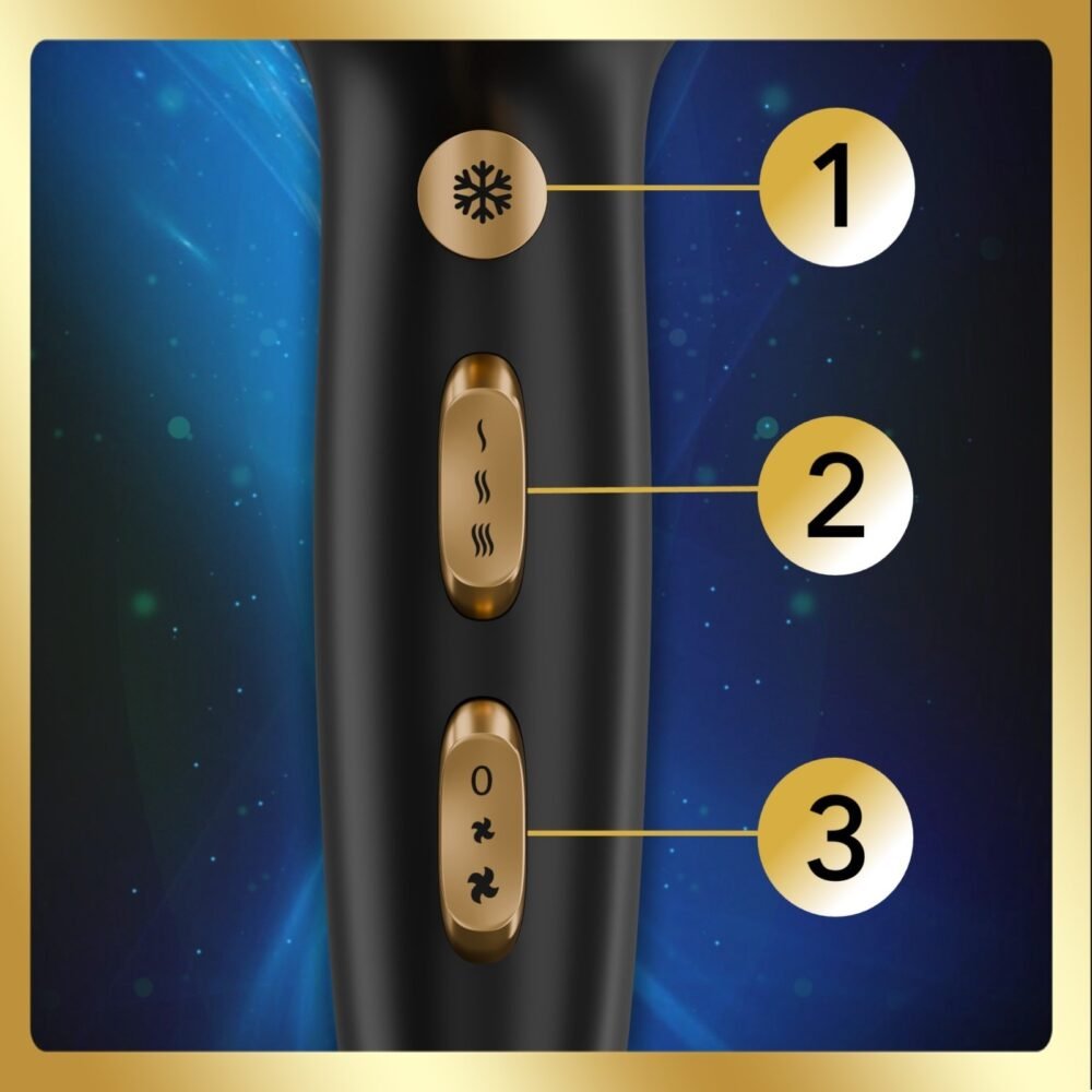 Lumineo SILKEN FLOW plaukų džiovintuvas su serumo rinkiniu2