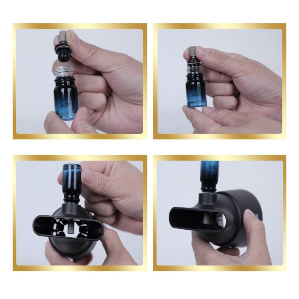 Lumineo SILKEN FLOW plaukų džiovintuvas su serumo rinkiniu5