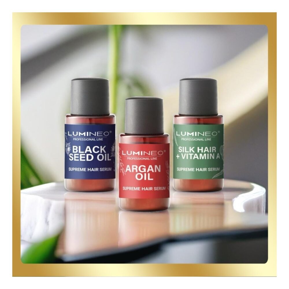 Lumineo SILKEN FLOW plaukų džiovintuvas su serumo rinkiniu7