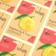 Simply When® Citron Brightening & Tone Up – vitaminu C praturtintos lakštinės kaukės, 10 vnt.1