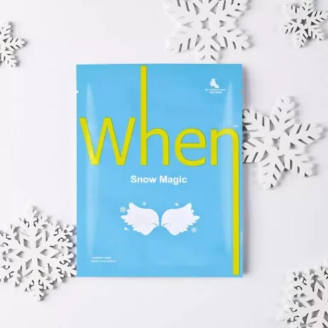 When® Snow Magic – švytėjimą atkuriantys lakštinių kaukių rinkinys, 1vnt.1