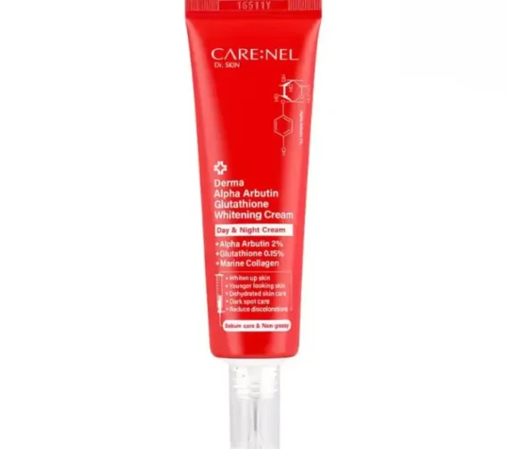 Carenel Derma veido kremas Alpha Arbutine Glutamarine Whitening Cream, 45ml