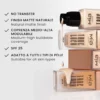 MIA MAKEUP ilgai išliekantis makiažo pagrindas su SPF25 TRUE LOCK NO TRANSFER 02 CHANTILLY, 35 ml4
