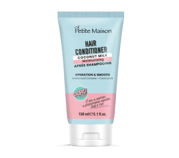 PETITE MAISON drėkinamasis plaukų kondicionierius su kokosų pienu COCONUT MILK, 150 ml