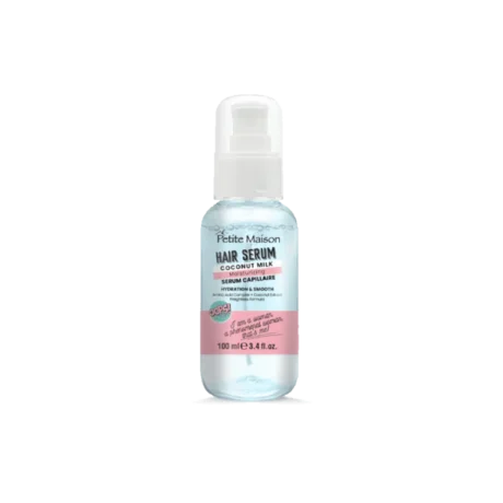PETITE MAISON drėkinamasis plaukų serumas su kokosų pienu švelnumui ir blizgesiui COCONUT MILK, 100 ml