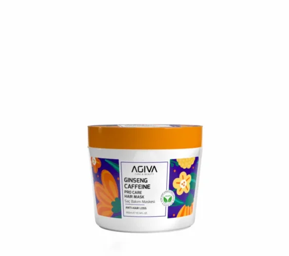 AGIVA CAFFEINE GINSENG plaukų kaukė, 300 ml