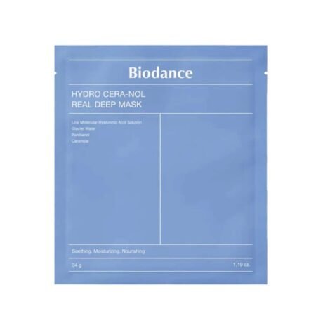 BIODANCE HYDRO CERA-NOL REAL DEEP veido kaukė, 34 g