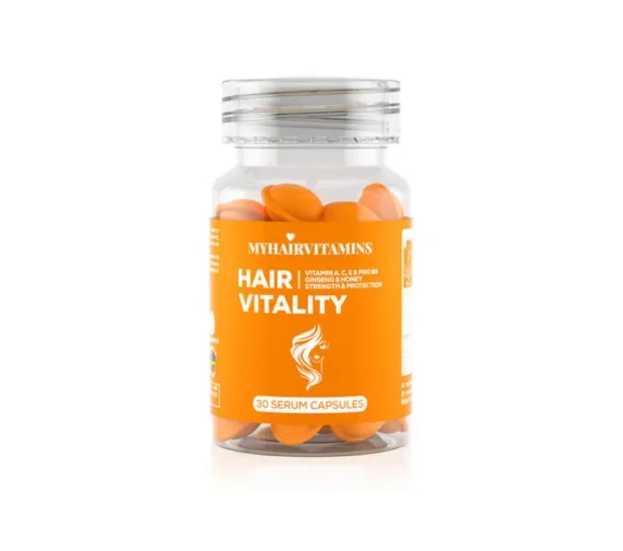 MYHAIRVITAMINS HAIR VITALITY tepami vitaminai intensyviam plaukų maitinimui, 30 × 1 ml